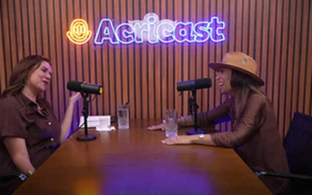 Gravação do podcast Agricast