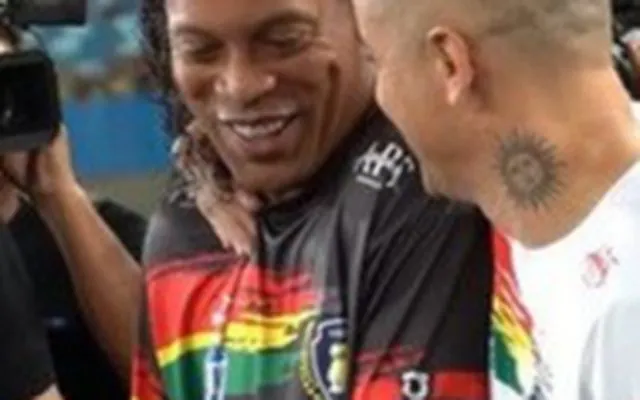 Cobertura audiovisual com Ronaldinho Gaúcho